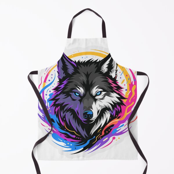 Item preview, Wolf Spirit Sticker designed and sold by inkfusionhub99.