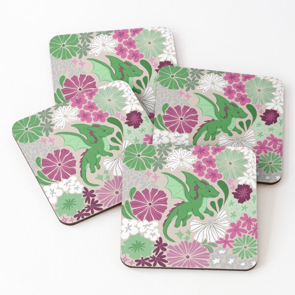 Item preview, Dragon - Abrosexual Flag PRINT designed and sold by HannahReeStudio.