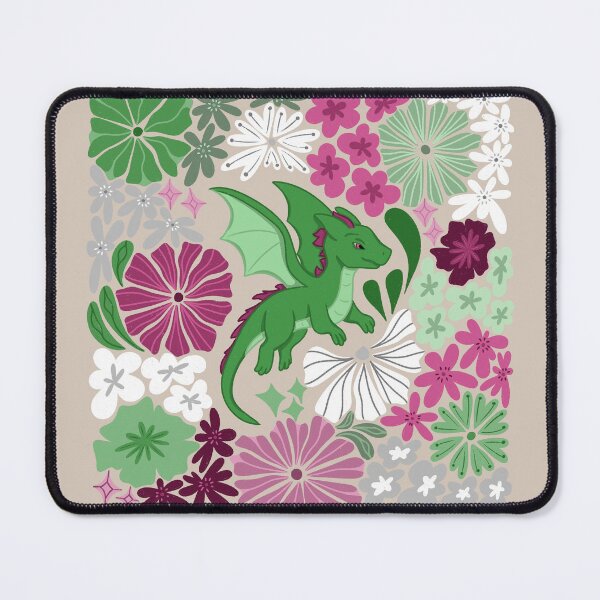 Item preview, Dragon - Abrosexual Flag PRINT designed and sold by HannahReeStudio.