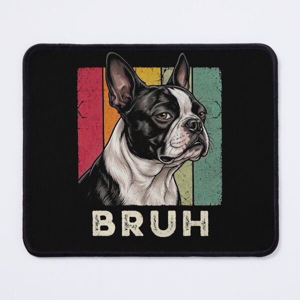 Item preview, Boston Terrier Bruh Vintage Retro Dog Lover designed and sold by d247.