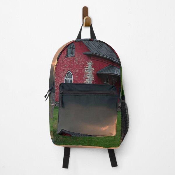 Item preview, Red Country Chapel Under Storm Light designed and sold by DukaveArt .