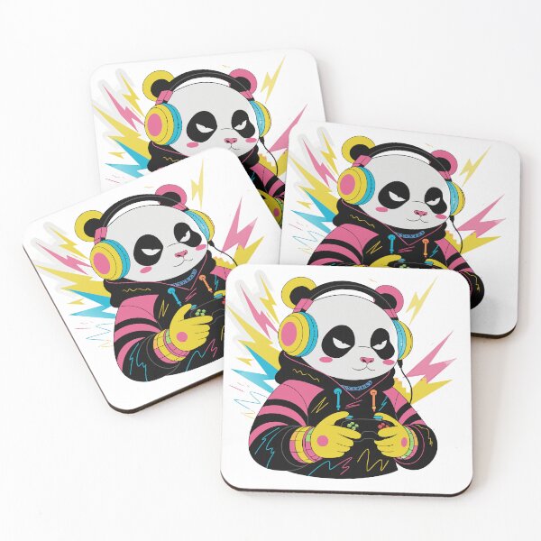 Item preview, Gamer Panda Sticker designed and sold by inkfusionhub99.