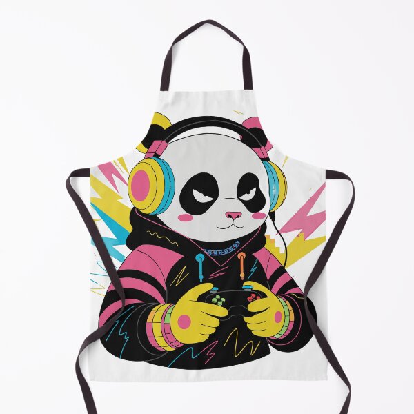 Item preview, Gamer Panda Sticker designed and sold by inkfusionhub99.