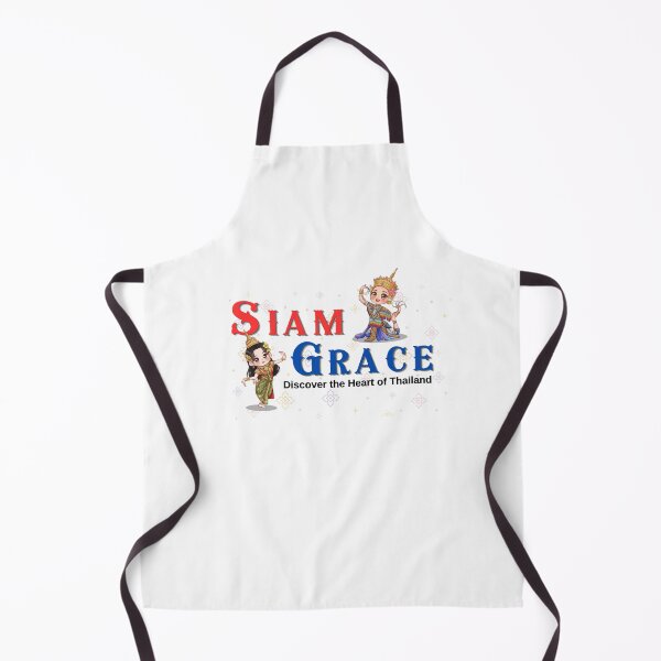 Item preview, Siam Grace | Thai Cultural Dance Duo | Cute Thailand Heritage Kawaii Illustration designed and sold by Beeform.