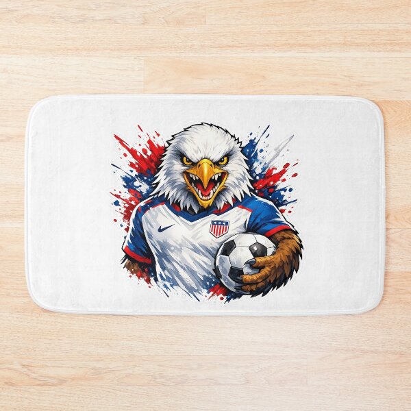 Item preview, USA Soccer Bald Eagle Mascot - World Cup 2026 Sports Sticker designed and sold by Cary-s.