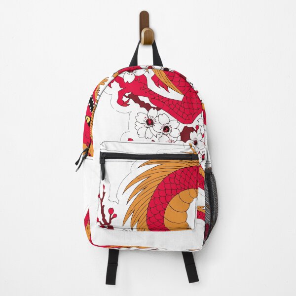 Item preview, Japanese Dragon Sakura Sticker designed and sold by inkfusionhub99.