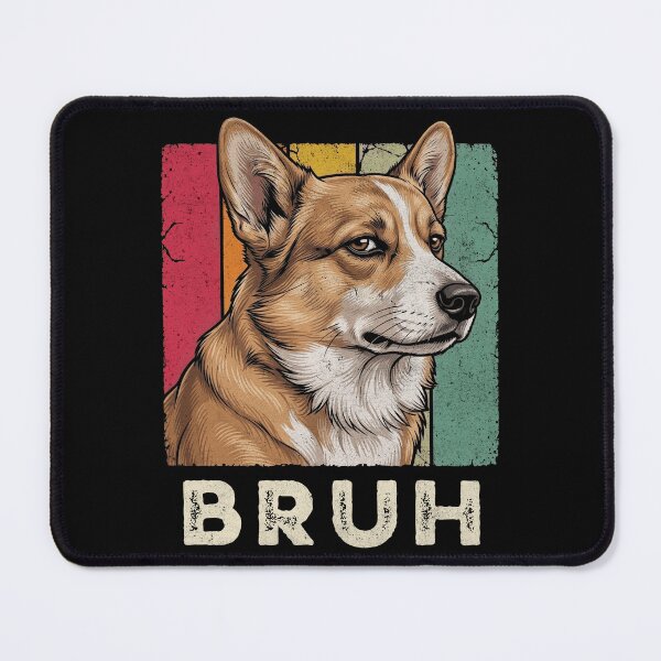 Item preview, Corgi Bruh Dog Lover Retro Grunge Style designed and sold by d247.
