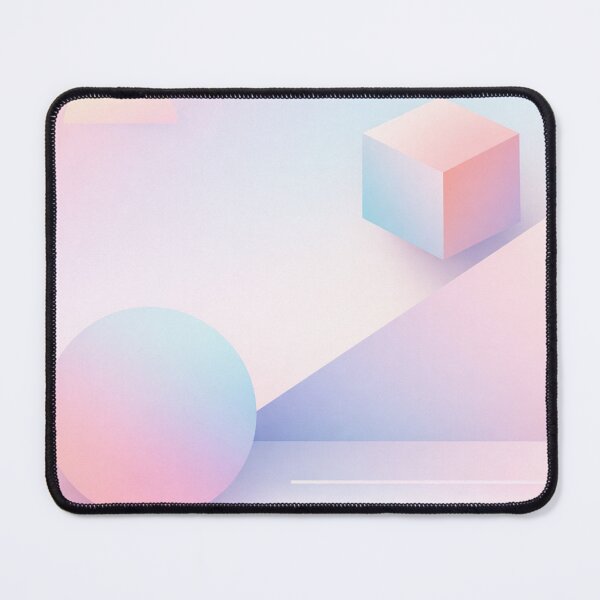 Item preview, Pastel Geometric Shapes Gradient Composition designed and sold by Owcomm.