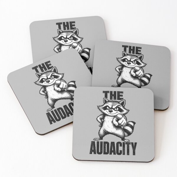 Item preview, Funny Raccoon Shirt Sarcastic Animal Graphic Tee The Audacity Meme Design designed and sold by Gremlin Hours.