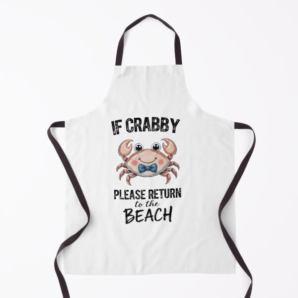 Item preview, If Crabby Please Return To The Beach - Funny Cute Crab Summer Beach Design designed and sold by Lozarux.