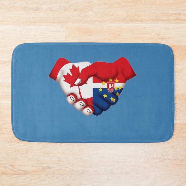 Item preview, Canada and Bosnia Herzegovina Friendship Flag Handshake Tee designed and sold by Tama-sirth.