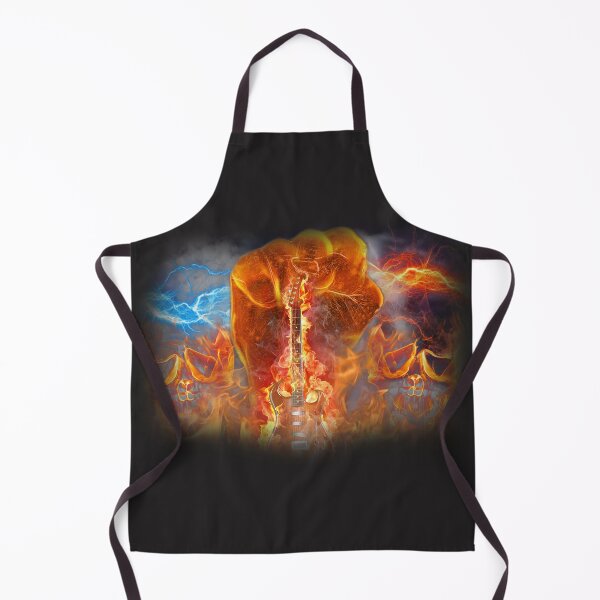 Item preview, Fiery Rock Fist: Electric Guitar Inferno designed and sold by mikemuchu.