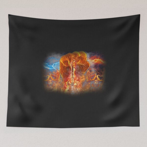 Item preview, Fiery Rock Fist: Electric Guitar Inferno designed and sold by mikemuchu.
