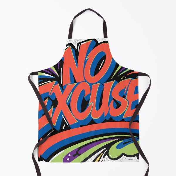 Item preview, NO EXCUSES Graffiti Sticker designed and sold by inkfusionhub99.