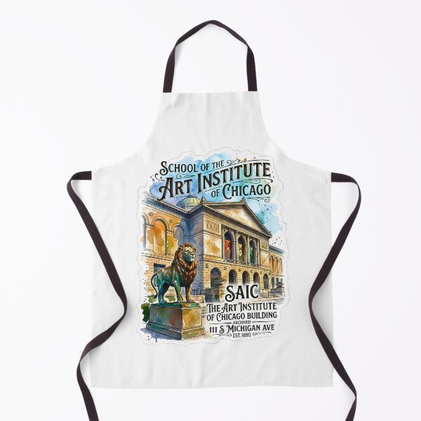 Item preview, Chicago Art Institute Historic Building Watercolor Impression designed and sold by EvergreenPark - Tee Studio.