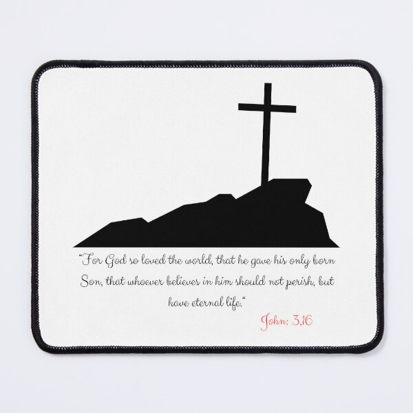 Item preview, Copy of John 3 16 Gifts for Christians (black) designed and sold by Kuzmier.