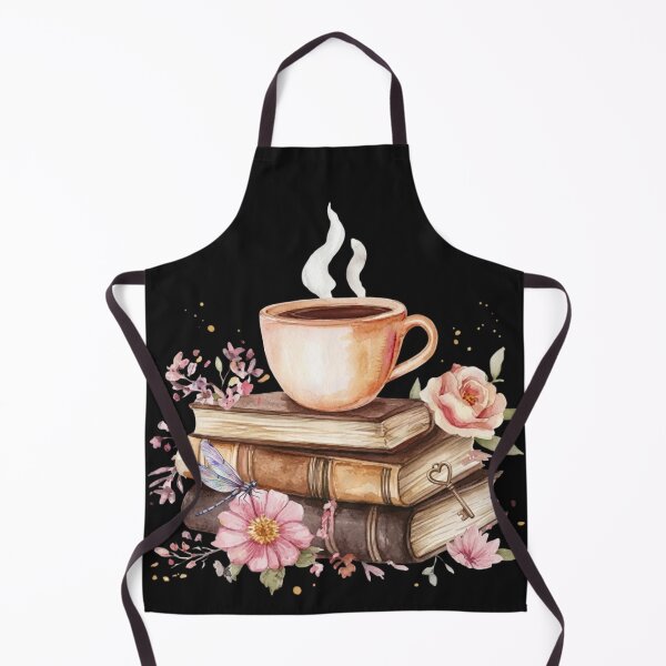 Item preview, Cozy Books and Morning Coffee Watercolor designed and sold by sanorastyle.
