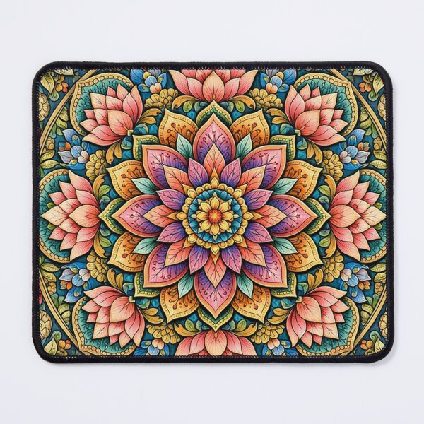 Item preview, Floral Lotus Mandala Ornament designed and sold by Owcomm.