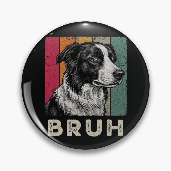 Item preview, Bruh Border Collie Dog Retro Vintage Graphic designed and sold by d247.