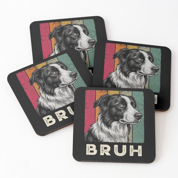 Item preview, Bruh Border Collie Dog Retro Vintage Graphic designed and sold by d247.