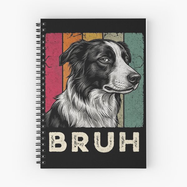 Item preview, Bruh Border Collie Dog Retro Vintage Graphic designed and sold by d247.