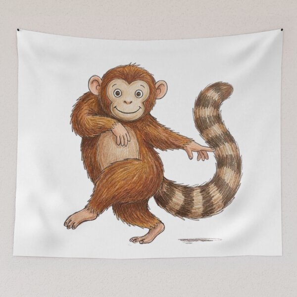 Item preview, Cute monkey designed and sold by Snurly.