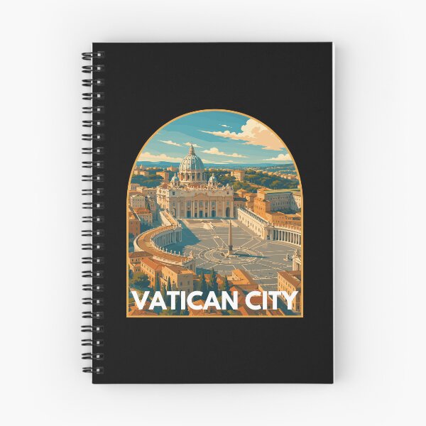 Item preview, Vatican City, Retro Art Travel Landscape Badge designed and sold by MaateoDesign.