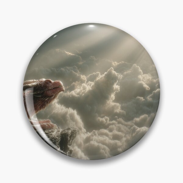 Item preview,  Red Dragon Gazing Into Divine Light designed and sold by DukaveArt .