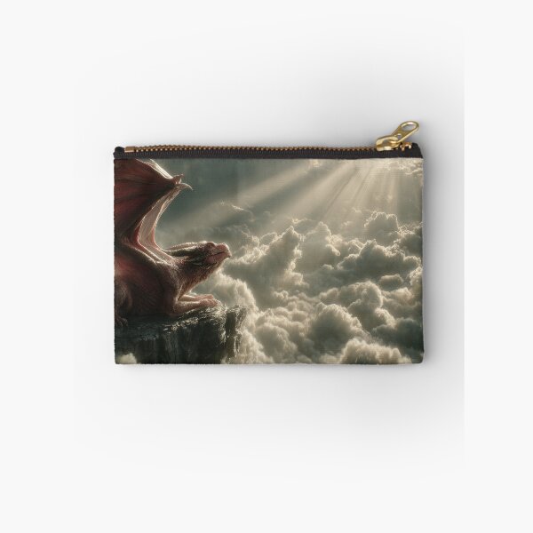 Item preview,  Red Dragon Gazing Into Divine Light designed and sold by DukaveArt .