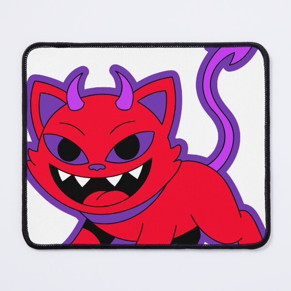 Item preview, Cute Devil Cat Sticker designed and sold by inkfusionhub99.