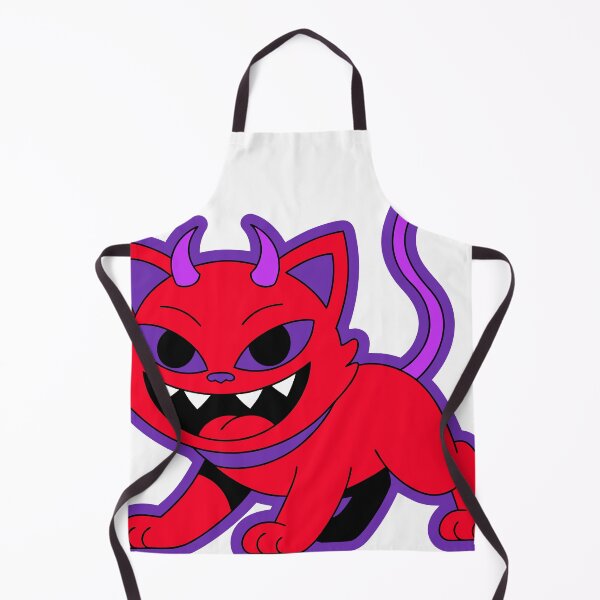 Item preview, Cute Devil Cat Sticker designed and sold by inkfusionhub99.