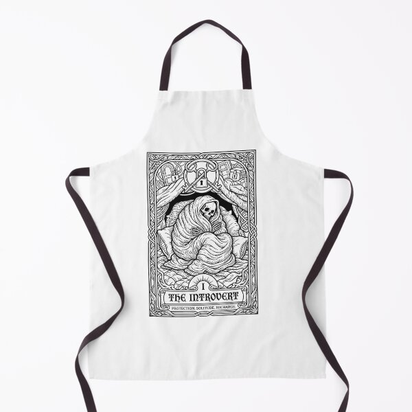 Artikelvorschau, Lustiges T-Shirt mit Skelett-Motiv und Gothic-Decke im Stil der Introvertierten-Tarotkarte entworfen und verkauft von AlexNik.