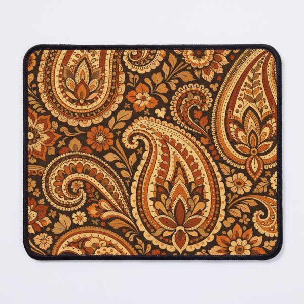 Item preview, Vintage Warm Autumn Paisley Floral Pattern designed and sold by Owcomm.