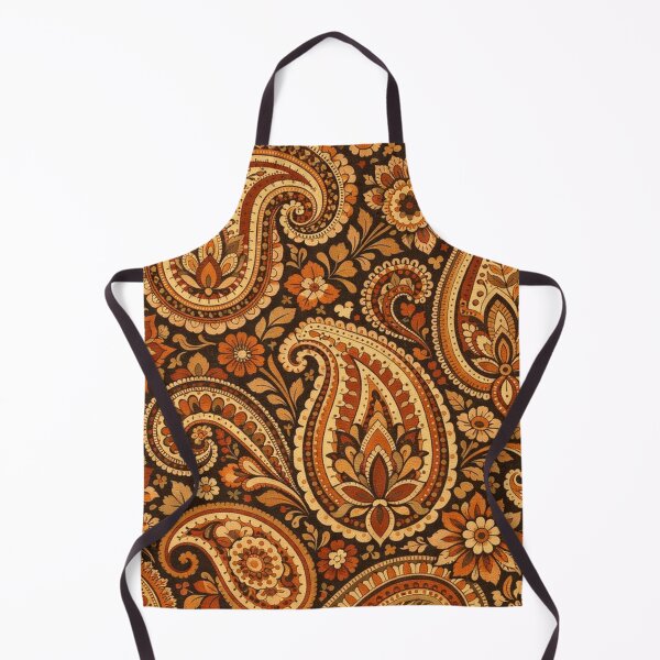 Item preview, Vintage Warm Autumn Paisley Floral Pattern designed and sold by Owcomm.