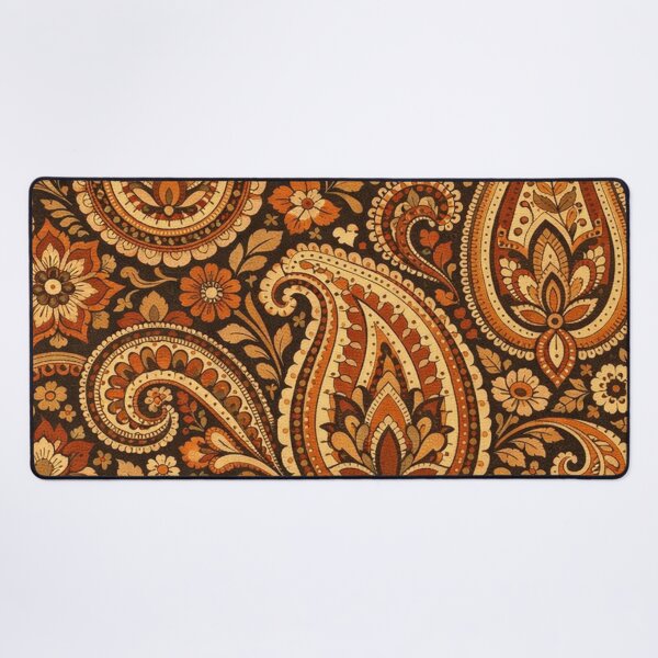 Item preview, Vintage Warm Autumn Paisley Floral Pattern designed and sold by Owcomm.