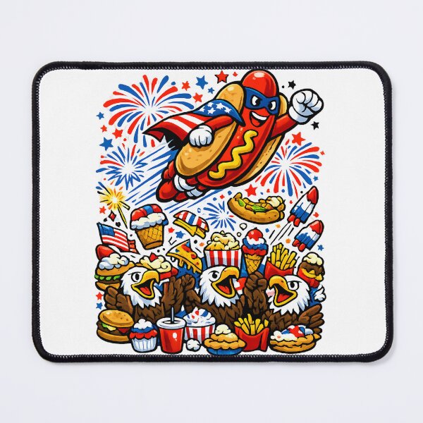 Item preview, Hot Dog Nation Freedom Sausage designed and sold by PatiImagination.