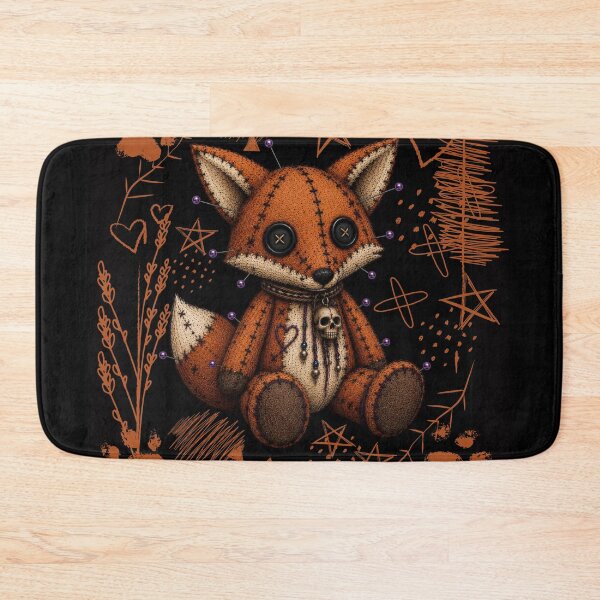 Item preview, Sweetly Scary Voodoo Fox - black designed and sold by CaylaTay.