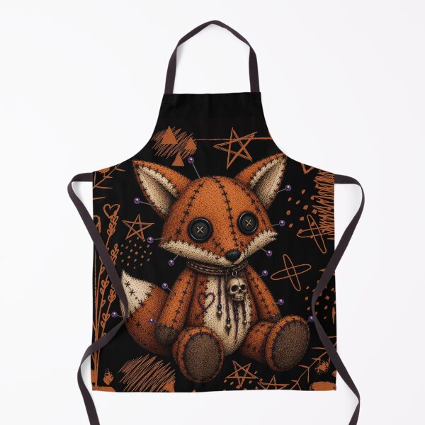 Item preview, Sweetly Scary Voodoo Fox - black designed and sold by CaylaTay.