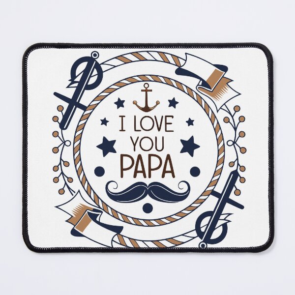 Item preview, I Love You Papa – Heartfelt Father's Love Typography Design designed and sold by Amsafjol.