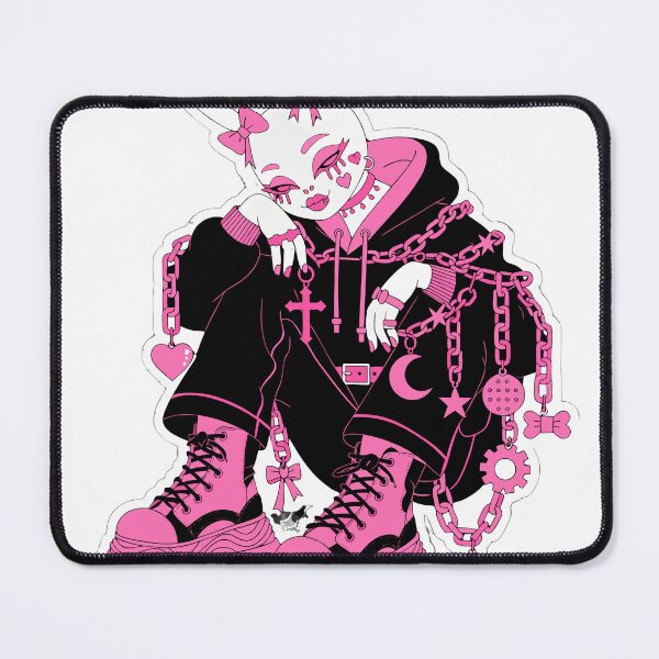 Item preview, Cute Goth Bunny Sticker designed and sold by inkfusionhub99.