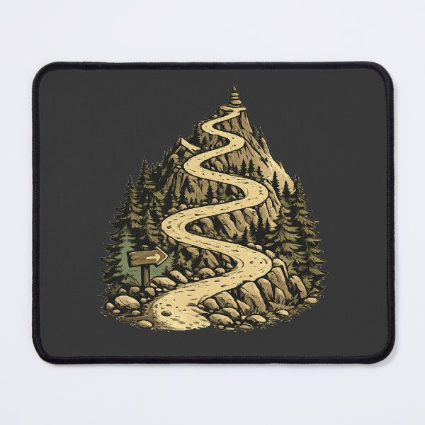 Item preview, Winding Mountain Trail Hiking Path designed and sold by Corvoria.