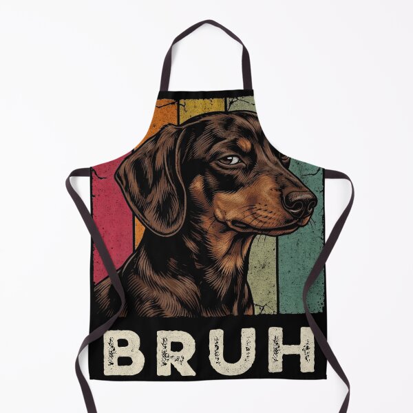 Item preview, Retro Bruh Dachshund Dog Vintage Wiener Doxie designed and sold by d247.