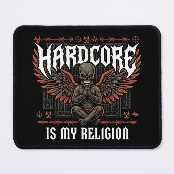 Item preview, Hardcore Is My Religion Dark Demon Angel designed and sold by SPAZE-Typo.