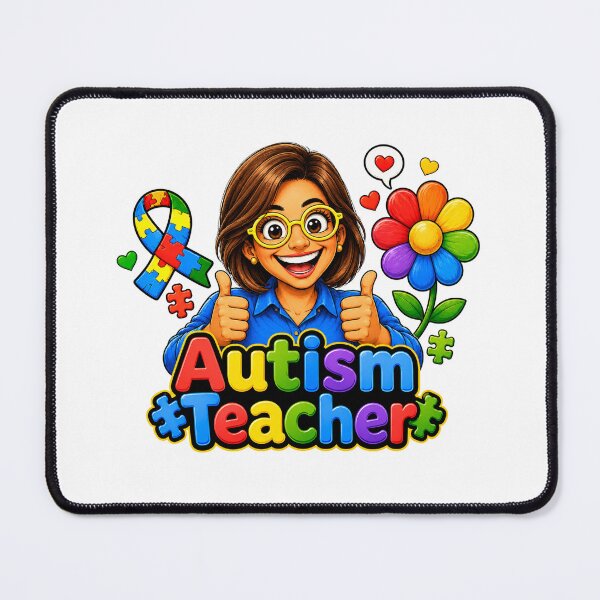 Item preview, Autism Teacher designed and sold by Mother Daughter Drawings .