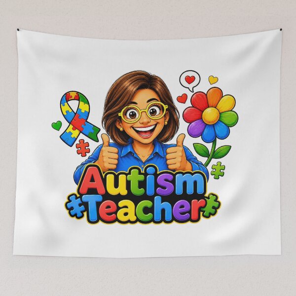 Item preview,  Autism Teacher designed and sold by Mother Daughter Drawings .