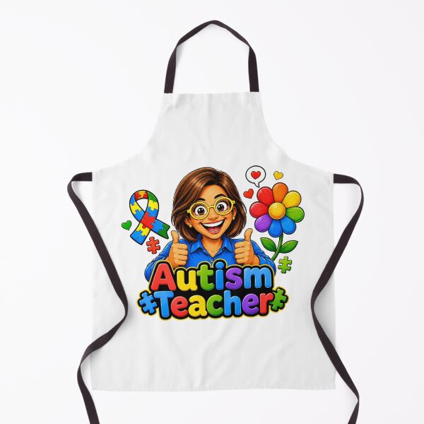 Item preview, Autism Teacher designed and sold by Mother Daughter Drawings .