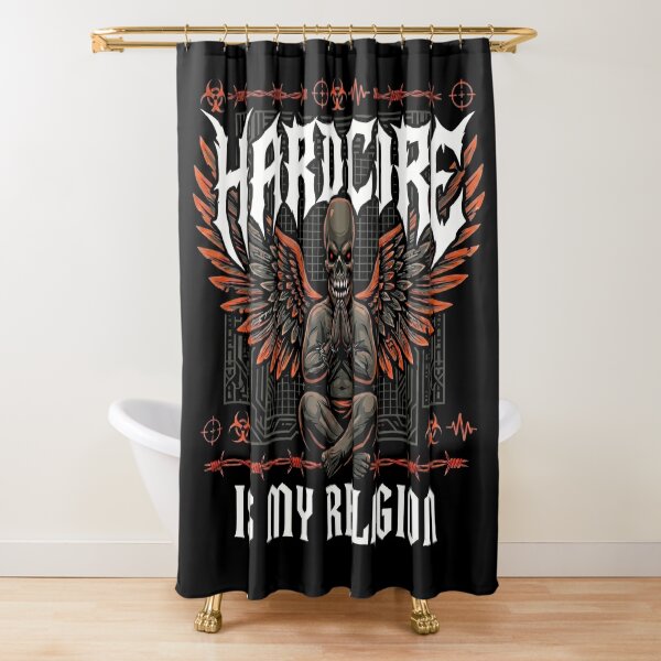 Item preview, Hardcore Is My Religion Dark Demon Angel designed and sold by SPAZE-Typo.