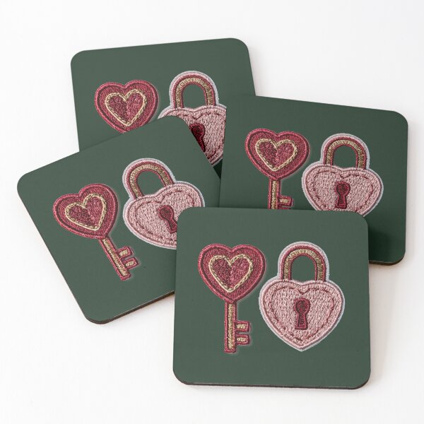 Item preview, Key to My Heart Embroidery designed and sold by MegaNovaArt.