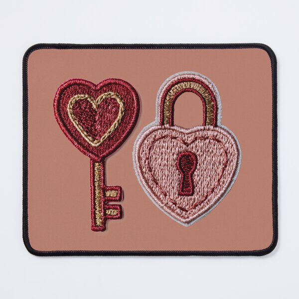Item preview, Key to My Heart Embroidery designed and sold by MegaNovaArt.