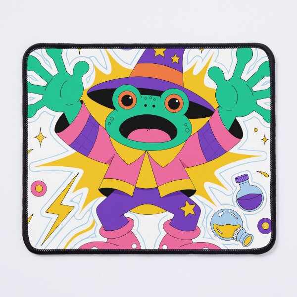 Item preview, Frog Wizard Meme Sticker designed and sold by inkfusionhub99.
